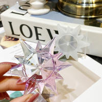 Molde De Silicona Para Resina Epoxy Cristal Forma De Copo De Nieve Adornos Para Arbol De Navidad Pendiente Molde Para Hacer Joyas - details 0