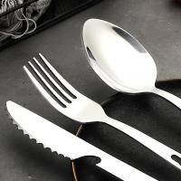 Set De 3 Piezas De Utensilios De Acero Inoxidable Plegables Para Camping Y Cocina Incluye Cuchillo Cuchara Y Vaso No Desechables - details 7