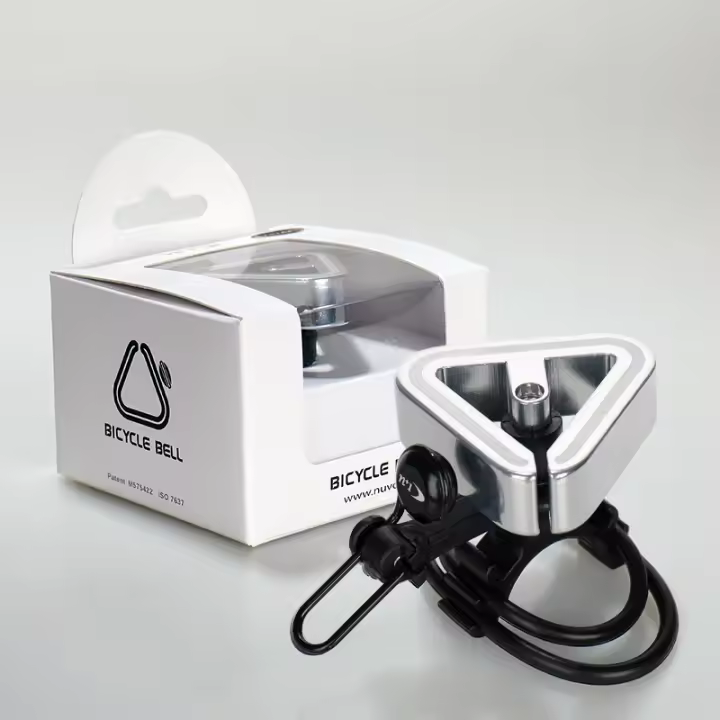 Campana De Bicicleta Clásica N+1 Triángulo De Aluminio Duradero En 3 Colores Adecuada Para Vehículos De Carretera MTB Manillar De 19.2-31.8mm - 1