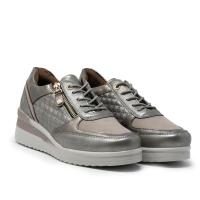 Sneakers mujer MY SOFT 24M573 CASUAL SPORT GOMAS Y CREMALLERA TAUPE 33790 24I - details 0