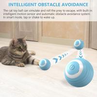 Juguete Inteligente Para Gatos 1Pcs Bola Rodante Con Gravedad Alivio De La Boredom Telescopio Para Gatos Y Gatitos Material Plástico - details 2