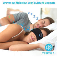 Mascarilla De Sueño Con Auriculares Bluetooth Comodidad Elástica Suave Música Wireless Earphones Estilo Ows Headband - details 1