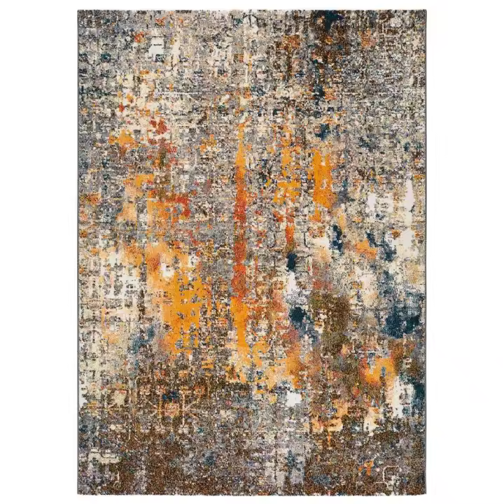Alfombra interior de estilo abstracto en  multicolor - SHIRAZ 16555 | 60x120, 80x150, 140x200, 160x230, 200x290 cm - 1