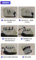 Juego De 5 Piezas De Herramienta De Splitting De Piedra Con Tornillos Metálicos Y Abrazaderas De Piedra Herramienta Manual Para Concreto Y Piedra Tamaños Diferentes - details 6