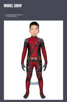 Disfraz Deadpool Bodysuit Superhéroe Cosplay Cómic Compresión Ejercicio Construcción Corporal Anime Halloween Regalos Para Niños - details 9