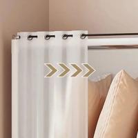 Armario Multicapa Con Cortinas Y Cubierta Antipolvo Almacenamiento Ecológico De Alta Capacidad Para Dormitorio Muebles Fáciles De Montar - details 5