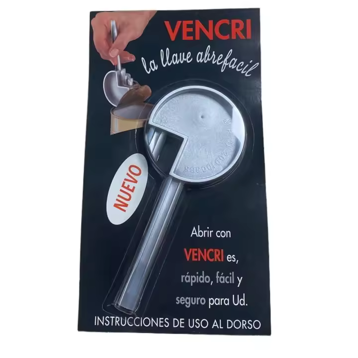 Abrelatas original manual para abrir facil latas de anillas, utensilio de cocina abridor de conservas sin esfuerzo, VENCRI - 1