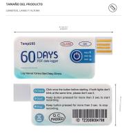 Logger De Temperatura TempU05 Mini Termómetro Grabador De Temperatura USB Para Almacén Y Almacenamiento Reporte PDF 60-90 Días - details 12