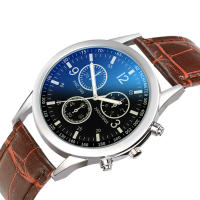 Reloj De Lujo De Cuarzo Con Dial De Acero Inoxidable Reloj Casual De Pulsera Material De Correa De Cuero Estilo Fashion & Casual - details 25