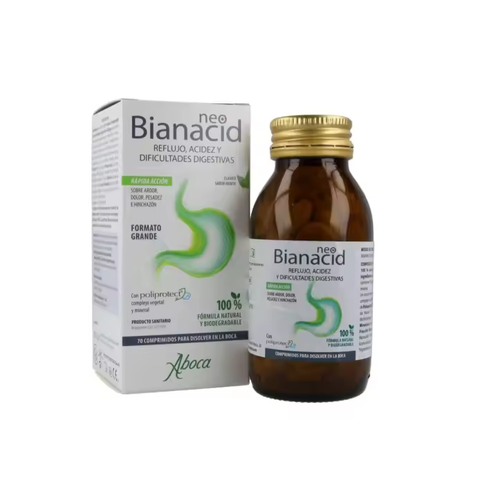 Neobianacid (acidez, reflujo, dificultades digestivas) 70 comprimidos de Aboca - 1