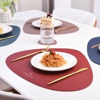 Inyahome Juego De 2 Tapetes De Cuero Sintético Para Mesa De Comedor Impermeables Y Lavables Coasters Para Cocina Estilo Americano - details 8