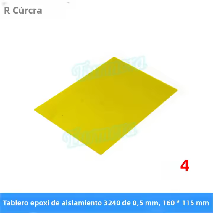 Placa De Epoxy Aislante Turmera 3240 Para Baterías Lifepo4 DIY 100Ah Tamaño 160*115mm Espesor 0.5mm Compatible Con LF100MA LF100MA 3.2V - 1