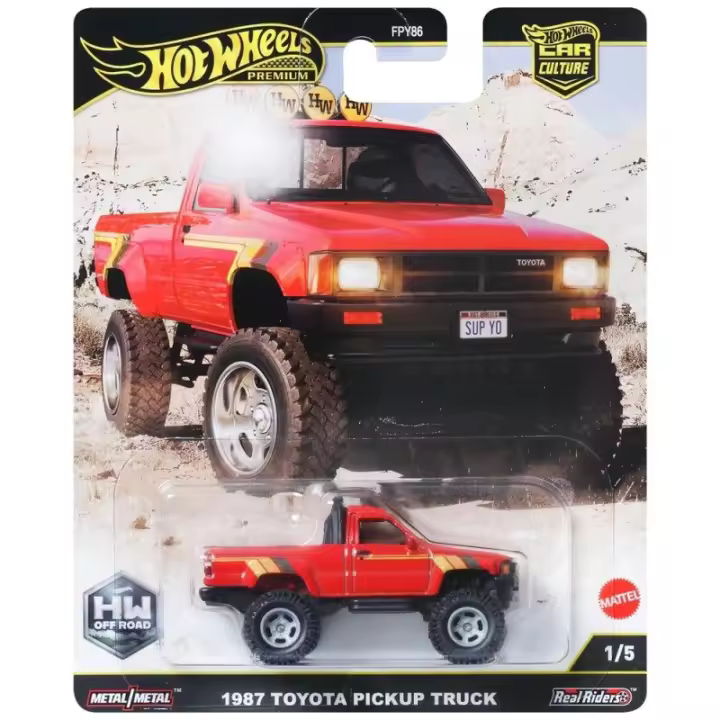 Hot Wheels Premium HW Off Road 1987 Toyota Pickup Truck 1/5 - 1