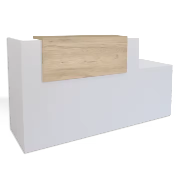 OFILIKE . Mostrador de Recepción Adaptado. Parte Baja a la Izquierda. Perfecto para Oficinas - 1