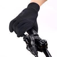 Guantes Térmicos de Invierno - Talla L, Negro, Nylon Resistente, Recubrimiento Impermeable, Compatibles con Pantalla Táctil para Seis Dedos, Hebilla a Presión - details 2