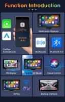Pantalla Táctil Inteligente Universal 7 Pulgadas Android Auto CarPlay Inalámbrico Radio Multimedia Video Player FM AUX BT MirrorLink Para Coche - details 2