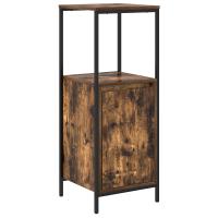 Set de muebles de baño de 3 piezas en roble ahumado y madera trabajada - details 3