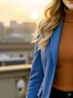 Abrigo De Lana Para Mujer Otoño Invierno Estilo Callejero Popular Outerwear Grueso Ropa Caliente Casuaria Turn-Down Collar - details 4