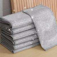 Paño De Limpieza Mágica Individual Para Cocina 50/3 Piezas Metal Acero Con Alambre Herramientas De Limpieza Ecológicas Para Lavado De Ollas Y Platos - details 0