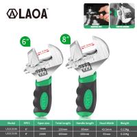 Llave De Monkey Ajustable LAOA 6 Pulgadas/8 Pulgadas Llave De Tubo Con Mango Corto Herramienta Manual Para Control De Aire - details 5