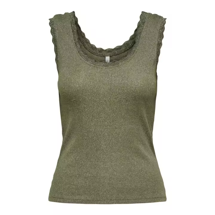 ONLY Top mujer ONLCARLA S/L GLITTER TOP CS PRI JRS - 1