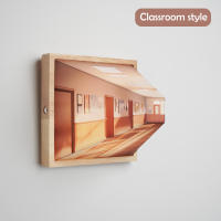 Lámpara De Pared 3D Visual Sin Gafas Con Luz Nocturna En 3 Colores Lámpara De Ambiente Pintura Montada En La Pared Arte Óptico - details 8
