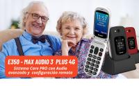Funker E350 MAX Audio3 Plus 4G, Telefono movil con Tapa fácil de Usar, Teclas y Pantalla Grandes, Audio Pro Compatible con audífonos, Volumen Fuerte con Amplificador, Configuración Remota, Botón SOS Visita la tienda de Funker - details 0