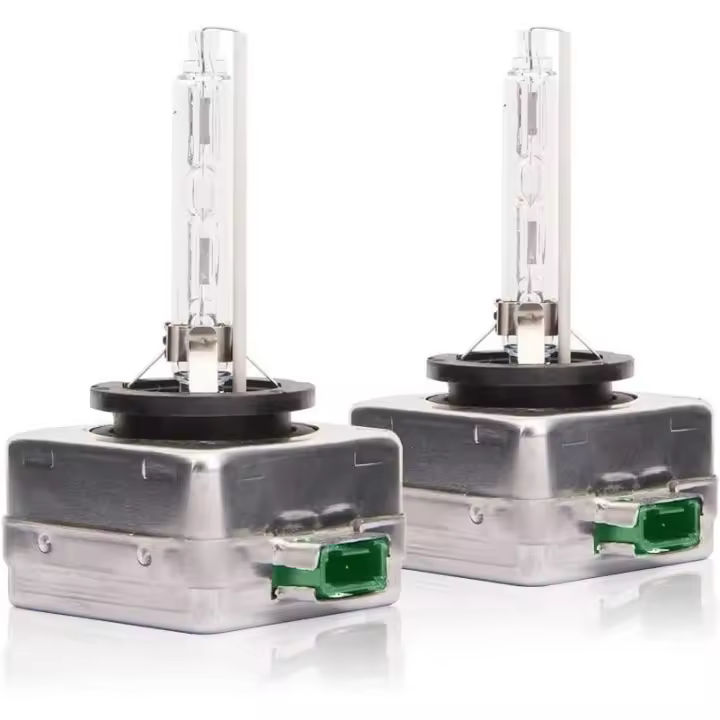 Paquete de 2 bombillas de repuesto HID Xenon para faros delanteros de coche D3S, 12 V, 35 W (6000 K) - 1