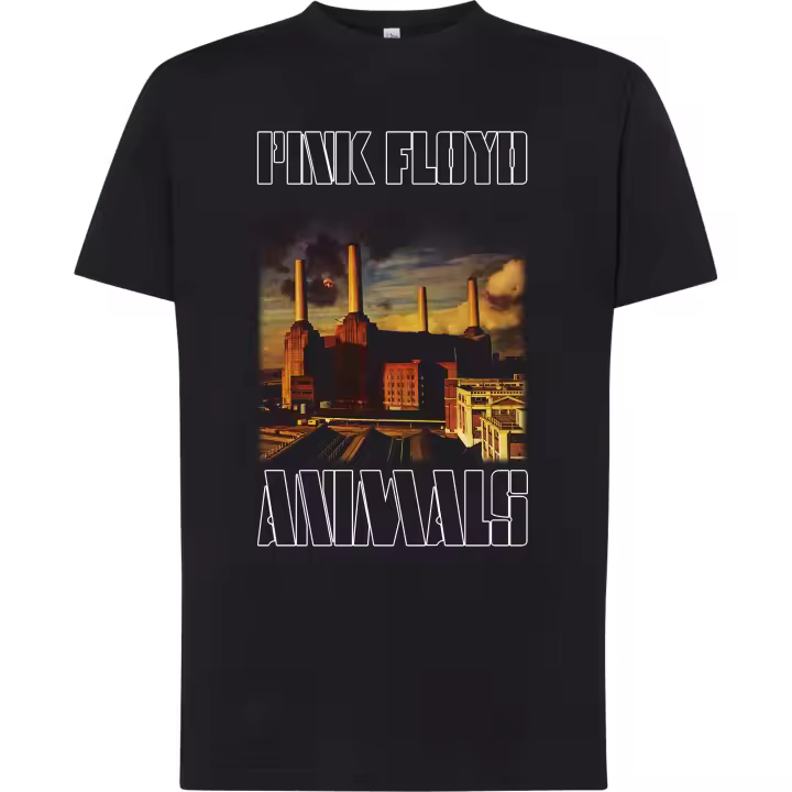 Camiseta Pink Floyd Animals - | Algodón | Manga Corta y Manga Larga - Tejido tubular, sin costuras laterales. - Punto liso - 1