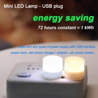 10pcs Luces Nocturnas USB LED Blanco Cálido Bombillas De Inserción Energía Ahorradora Para Lectura Y Ambiente Del Hogar - details 0