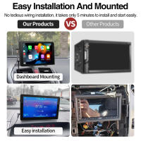 Radio De Coche GrandNavi Universal 7 Pulgadas Con CarPlay Y Android Auto Pantalla Táctil Bluetooth AUX USB Multimedia Video Player - details 5