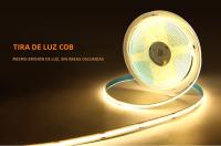 Tiras LED COB De Alta Brillo 10m/5m/1m 24V DC 320LEDs/M Flexibles Para Decoración De Habitaciones Y Paredes Cálido Blanca Natural Blanca Fría - details 0