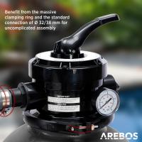 AREBOS Sistema de Filtrado de Arena 400W | Caudal 10.200 L/h - details 9