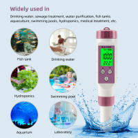 Medidor De Calidad Del Agua 7 En 1 APWIKOGER Con Escala De 0-14 Para Acuarios Y Piscinas Medición De pH ORP Salinidad TDS Temporada Y Salinidad - details 8