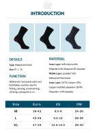 Calcetines De Senderismo Impermeables Para Hombres Transpirables Y Absorbentes De La Humedad Deportivos Para Caminar En Río Ski En Invierno Calientes - details 1
