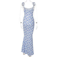 Vestido Largo Bodycon Elegante Para Mujer Hawthaw Verano 2024 Sin Mangas Con Tirantes Estilo De Calle Uso Diario Y Vacaciones - details 10