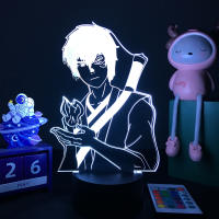 Lámpara LED 3D Anime Avatar La Última Airebender Figura De Noche Aang Zuko Iroh Toph Beifong Suki Decoración Para Habitación De Niños - details 3