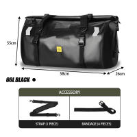 Bolsa De Asiento Para Motocicleta Impermeable De Viaje Bolsa De Almacenamiento De Bricolaje De 40/66 PC De Poliéster Para Exterior - details 24