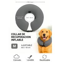 🐾 Ideal Pets Collar Isabelino para Perros y Gatos – Collarín Ajustable y Cómodo para Evitar Rascado | Protección Postoperatoria y Recuperación Segura para Mascotas | Apto para Perros  y Gatos | - details 1