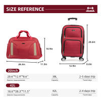 S7 STAR Nuevo equipaje de viaje de negocios de gran capacidad y resistente a los arañazos,Equipaje de mano plegable 360° con ruedas giratorias y asas dobles, bolsa de viaje con asa y ruedas, maleta plegable de gran capacidad - details 1