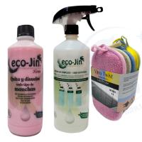Ecojin INTENSE AMARILLO CITRICO MARSELLA + Pack Vitro Twist – Especial Limpieza de Vitrocerámica con Aroma a CITRICO. Quitamanchas Multiusos de Laboncler, Seguro para Todas las Superficies, con Estropajos Antirrayaduras PRODUCTO ORIGINAL DE LABONCLER - details 0