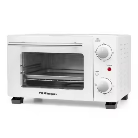 Horno de Sobremesa Orbegozo HO 975/ 800W/ Capacidad 10L/ Blanco - 1