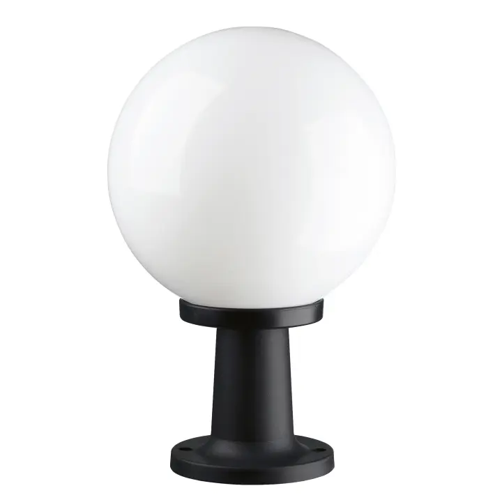 Novolux Lighting - Baliza exterior- VIC, uso exterior, E27, 70W, IP43, esfera ø25, H40 cm, poliamida, negro, exterior - 1