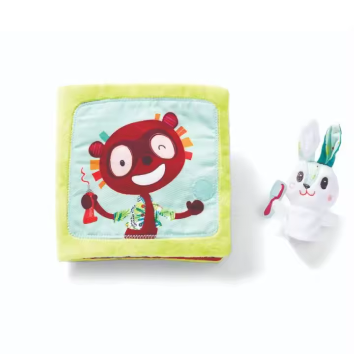 Conejito libro blandito dentista Lilliputiens - 1