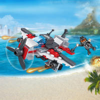 COGO Transformación De Robot a Avión Juguetes De Bloques De Construcción Serie Militar Regalo Para Niños (774 Piezas) - details 33