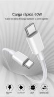 Cable Type-C a C 60W USB PD Cargador Rápido Para Macbook iPad Samsung Xiaomi Huawei Honor Cable De Carga Tipo C Material De Silicona Resistente - details 0