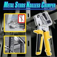 Acrílico Herramienta De Perforación De Techo De Aleación De Aluminio Con Crimpador De Estudios Metálicos Para Fijación De Doble Keel Herramientas De Yeso Y Paredes Secas - details 1