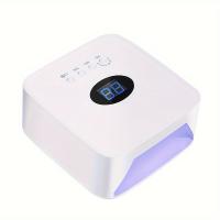 Lámpara LED UV Sin Cable De 54W Con 30 Diodos Emisores De Luz Recargable Para Secado De Uñas Profesional Con 3 Configuraciones De Tiempo Para Uso En Hogar Y Salón - details 0
