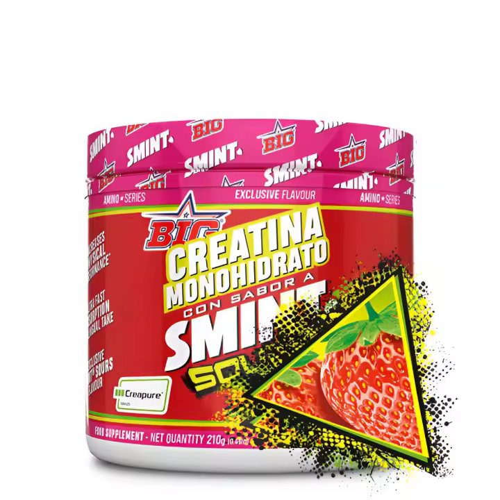 BIG - CREATINA MONOHIDRATO SMINT® SOURS FRESA - 210g - 1