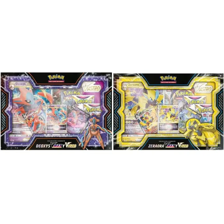 POKÉMON - Juego de Cartas Combate Deoxys VMAX y V-ASTRO, Colección en Español (ESP) - 1